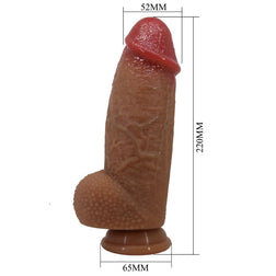 Achille 22 cm ultra-realistic dual-density dildo — another angle