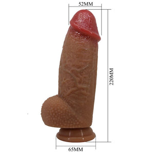 Gode ultra-réaliste double densité 22 cm — autre angle