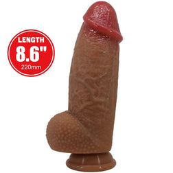 Achille 22 cm ultra-realistic dual-density dildo — packaging