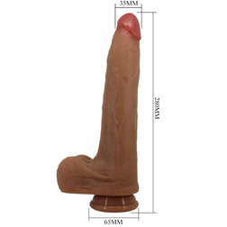Gode réaliste double densité 28 cm — présentation