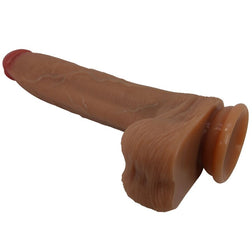 Gode réaliste double densité 28 cm — vue détaillée