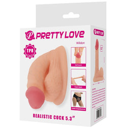Gode réaliste compact 13,5 cm — emballage