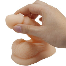 Gode réaliste compact 13,5 cm — vue de profil