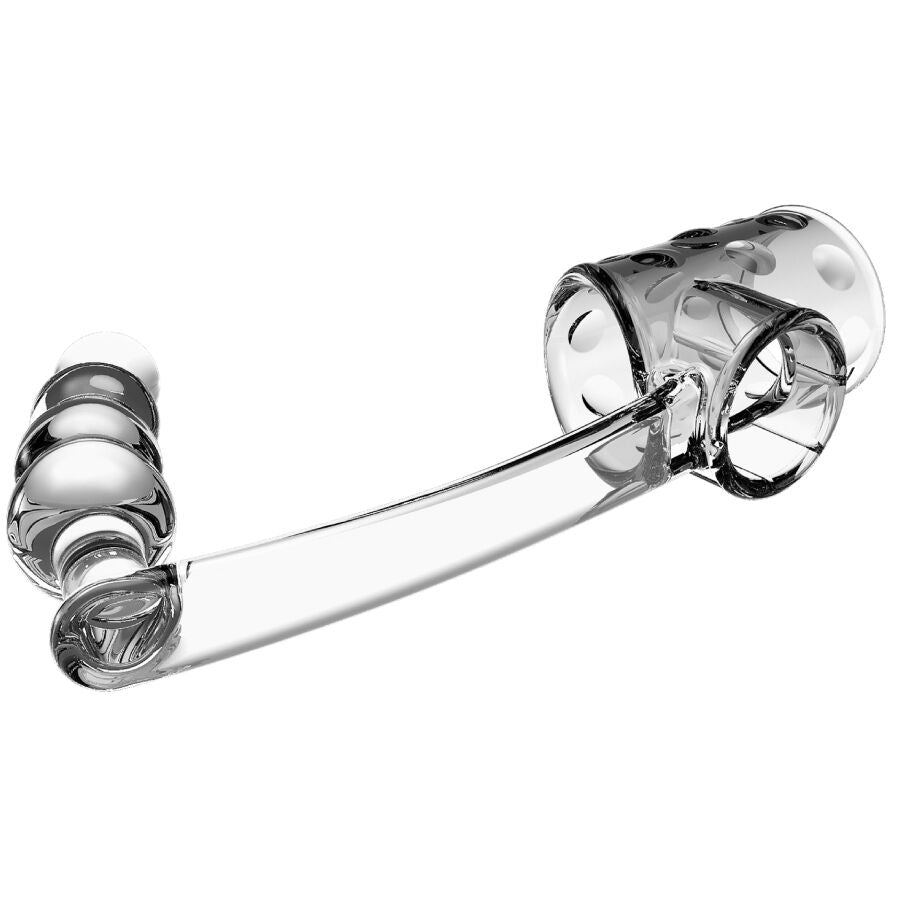 PRETTY LOVE MANCHON PENIS AVEC PLUG ANAL TRANSPARENT