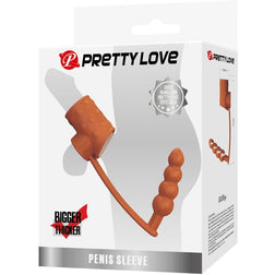 PRETTY LOVE PENISHÜLLE MIT ANALPLUG NATUR
