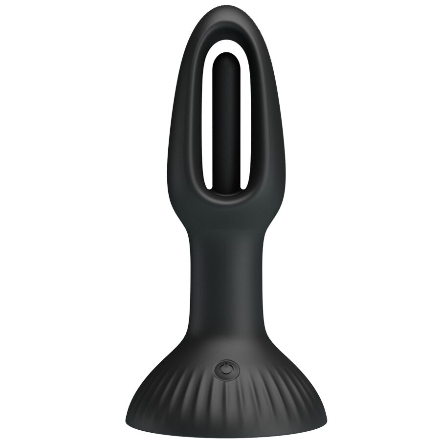 Plug vibrant à double branche 7 modes noir — Hubert · Pretty Love · Plugs Vibrants