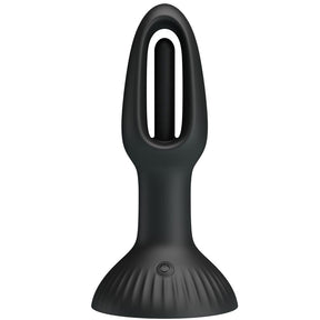 Plug vibrant à double branche 7 modes noir — Hubert · Pretty Love · Plugs Vibrants