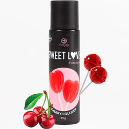 Lubrifiant intime Gel-sucette comestible cerise pour fellation au meilleur prix