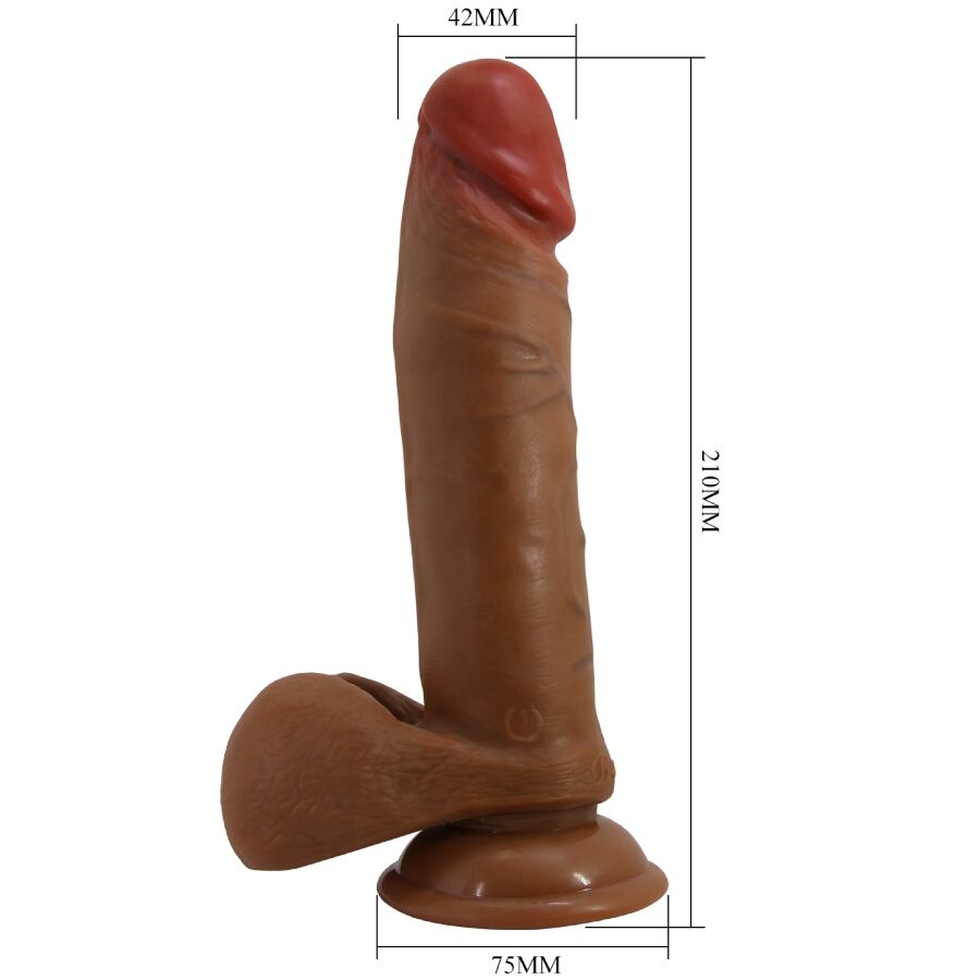 Abel Realistic Rotating Thrusting Vibrating Dildo, 21 cm — image 10