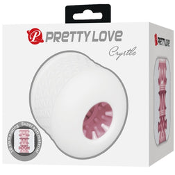 PRETTY LOVE MASTURBATEUR HOMME CRYSTLE BLANC
