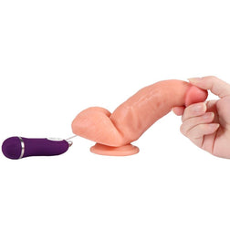 Gode réaliste vibrant souple 16 cm — Soldier