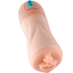 Masturbateur bouche vibrant avec valve d'aspiration ajustable