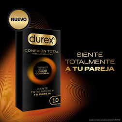 DUREX CONNEXION TOTALE ULTRA FINE PLUS SANS LATEX 10 UNITES