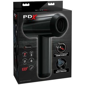 Masturbateur automatique aquatique double ouverture IPX7 — vue de profil