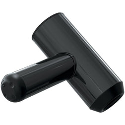 Vue inclinée du corps noir du masturbateur automatique