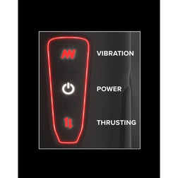 Détail des boutons de contrôle vibration et va-et-vient