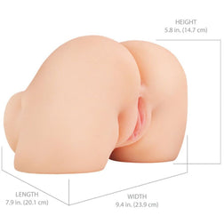 PDX ELITE SHAKETHAT ASS MASTURBATEUR REALISTE VAGIN ET ANUS AVEC VIBRATION