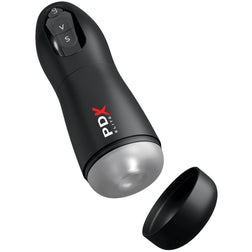 Masturbateur automatique succion + vibration USB-C - vue de profil