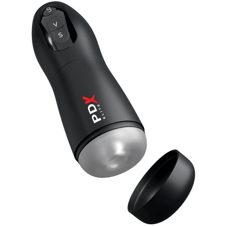 Masturbateur automatique succion + vibration USB-C — vue de profil