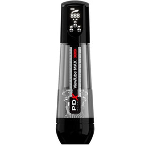PDX ELITE VIEWTUBE MAX VIEW MASTURBATEUR AUTOMATIQUE AVEC ASPIRATION TRANSPARENTE
