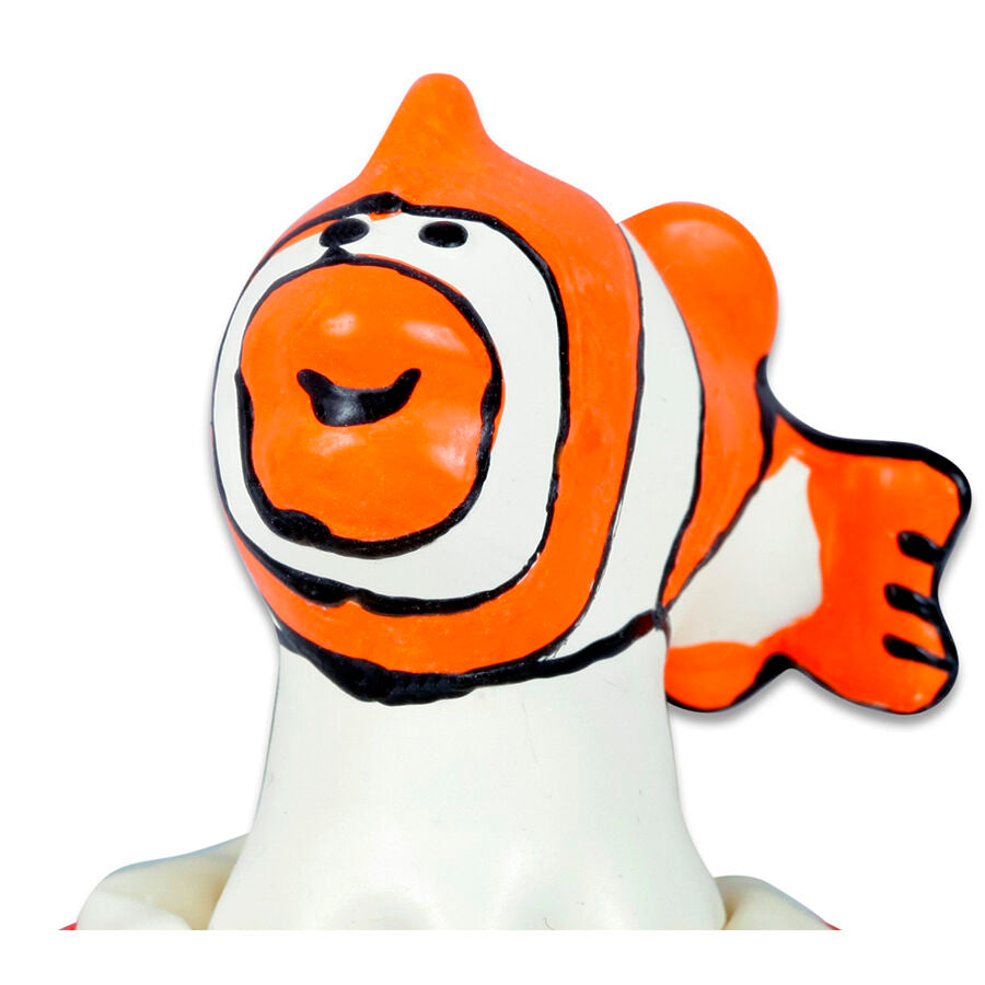 Préservatif fantaisie peint main — Poisson Orange · Condomerie · PRÉSERVATIFS