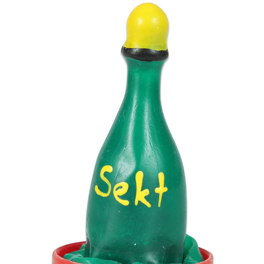 Préservatif fantaisie peint main — Champagne · Condomerie · PRÉSERVATIFS