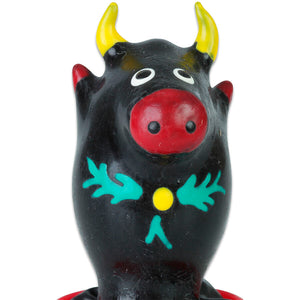 Préservatif fantaisie peint main — Taureau Noir Modèle 1 · Condomerie · PRÉSERVATIFS