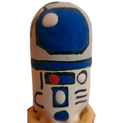 Préservatif décoratif peint à la main — Robot — emballage