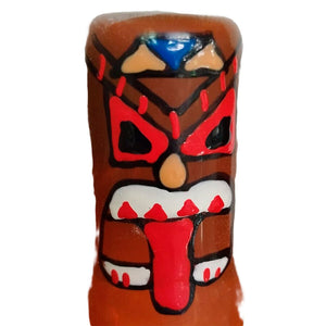 Préservatif fantaisie peint main — Tiki Totem-01 · Condomerie · PRÉSERVATIFS