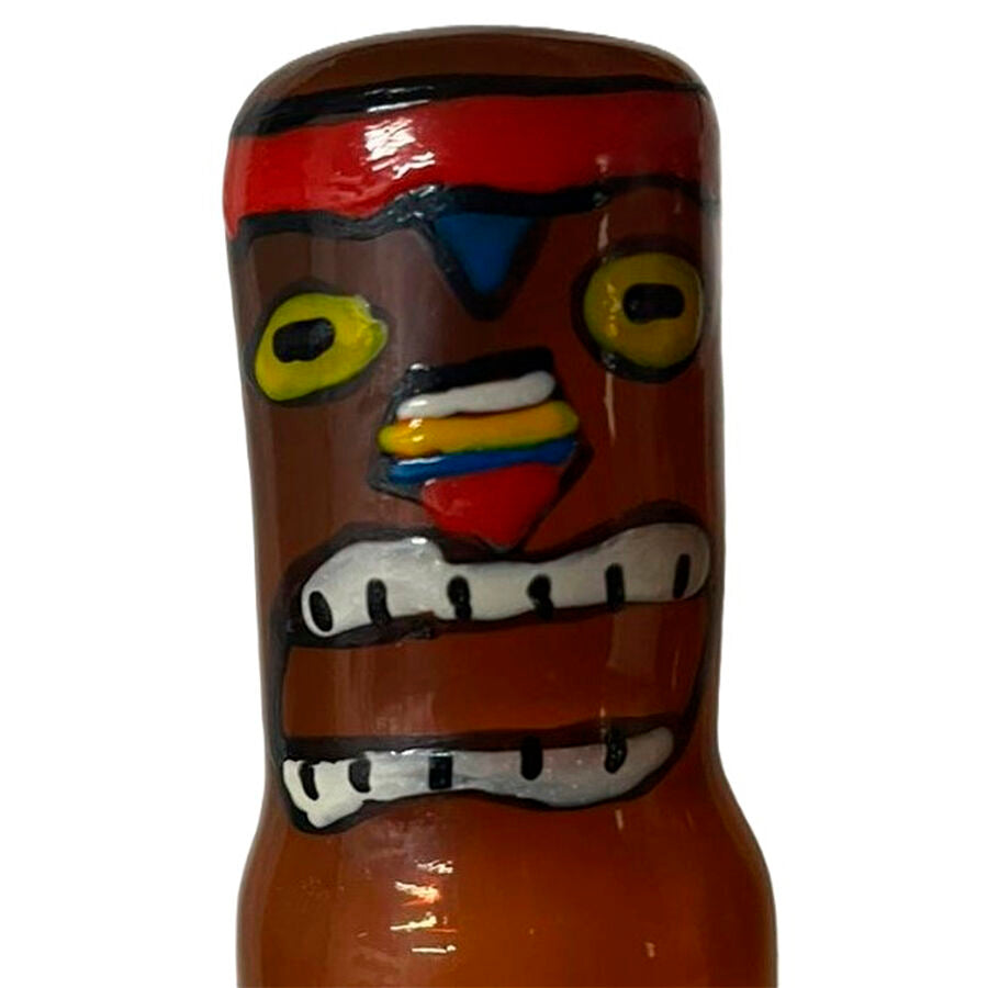 Préservatif fantaisie peint main — Tiki Totem-Hawaii-03 · Condomerie · PRÉSERVATIFS