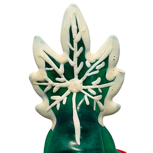 Préservatif fantaisie peint main — Cannabis Modèle 2 · Condomerie · PRÉSERVATIFS