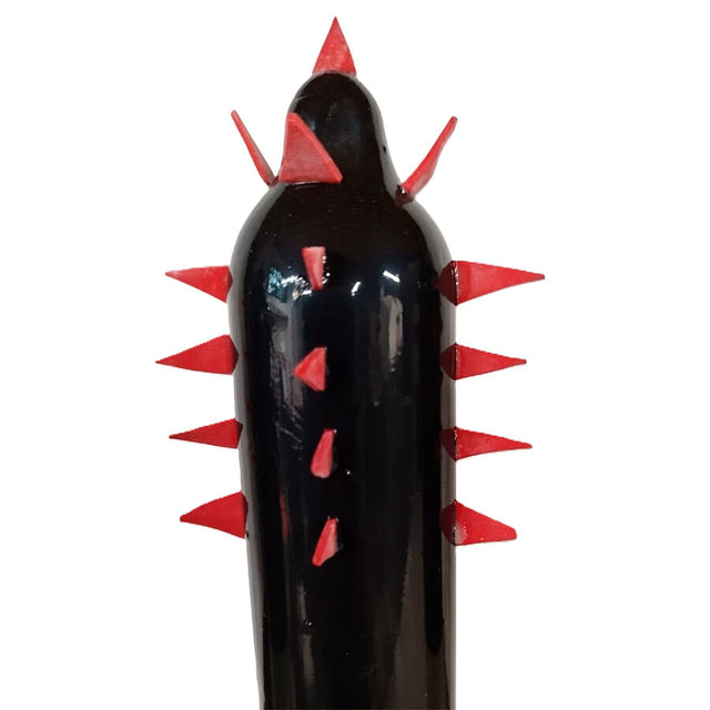 Préservatif fantaisie XL peint main — Cactus Noir XL · Condomerie · PRÉSERVATIFS