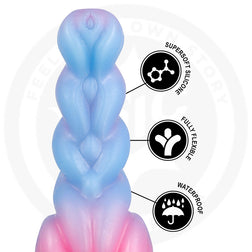 Détail des caractéristiques du gode silicone souple et étanche