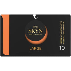 SKYN GRANDS PRESERVATIFS A AJUSTEMENT SUPPLEMENTAIRE 10 UNITES