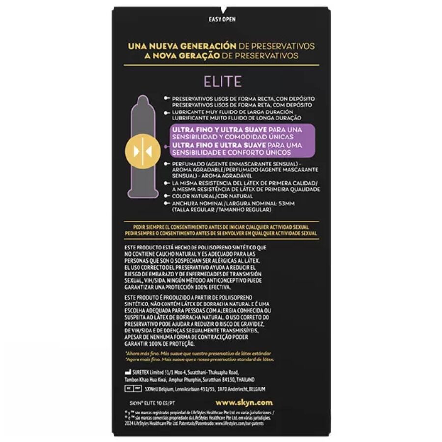 SKYN PRESERVATIFS ULTRA FINS ELITE 10 UNITES