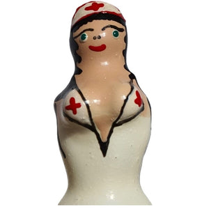 Préservatif fantaisie peint main — Infirmière Blonde · Condomerie · PRÉSERVATIFS