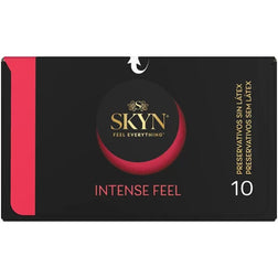 SKYN PRESERVATIF TEXTURE A LA SENSATION INTENSE AVEC UN DESIGN ONDULE 10 UNITES