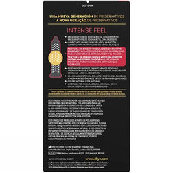 SKYN PRESERVATIF TEXTURE A LA SENSATION INTENSE AVEC UN DESIGN ONDULE 10 UNITES