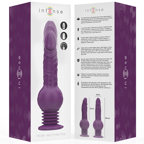 Gode réaliste Tatum 24 cm - accessoires inclus visibles