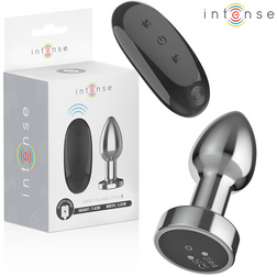 Plug vibrant aluminium 7,4 cm 10 modes télécommande — Intense S · Intense Anal Toys · Plugs Vibrants