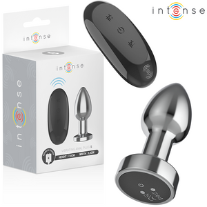 Plug vibrant aluminium 7,4 cm 10 modes télécommande — Intense S · Intense Anal Toys · Plugs Vibrants
