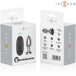 Plug vibrant aluminium 7,4 cm 10 modes télécommande — emballage