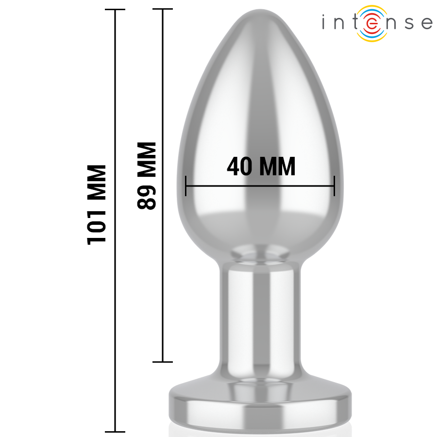 Plug vibrant aluminium 10,1 cm 10 modes télécommande — vue détaillée