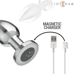 Plug vibrant aluminium 10,1 cm 10 modes télécommande — en situation