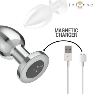 Plug vibrant aluminium 10,1 cm 10 modes télécommande — en situation