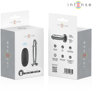 Gode métal vibrant aluminium 10 cm 10 modes télécommande — emballage