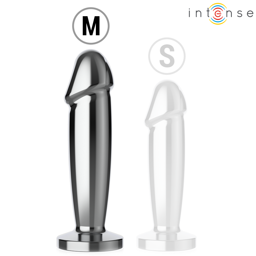 Gode métal vibrant aluminium 11,8 cm 10 modes télécommande — en situation