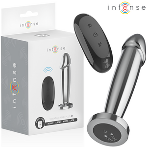 Gode métal vibrant aluminium 11,8 cm 10 modes télécommande — Intense M · Intense Anal Toys · Godes Vibrants