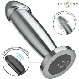 Plug métal vibrant aluminium 11,8 cm 10 modes télécommande — vue de profil