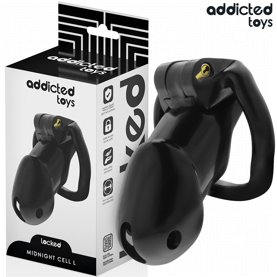 ADDICTED TOYS LOCKED MINDNIGHT CELL CAGE A PENIS TAILLE L